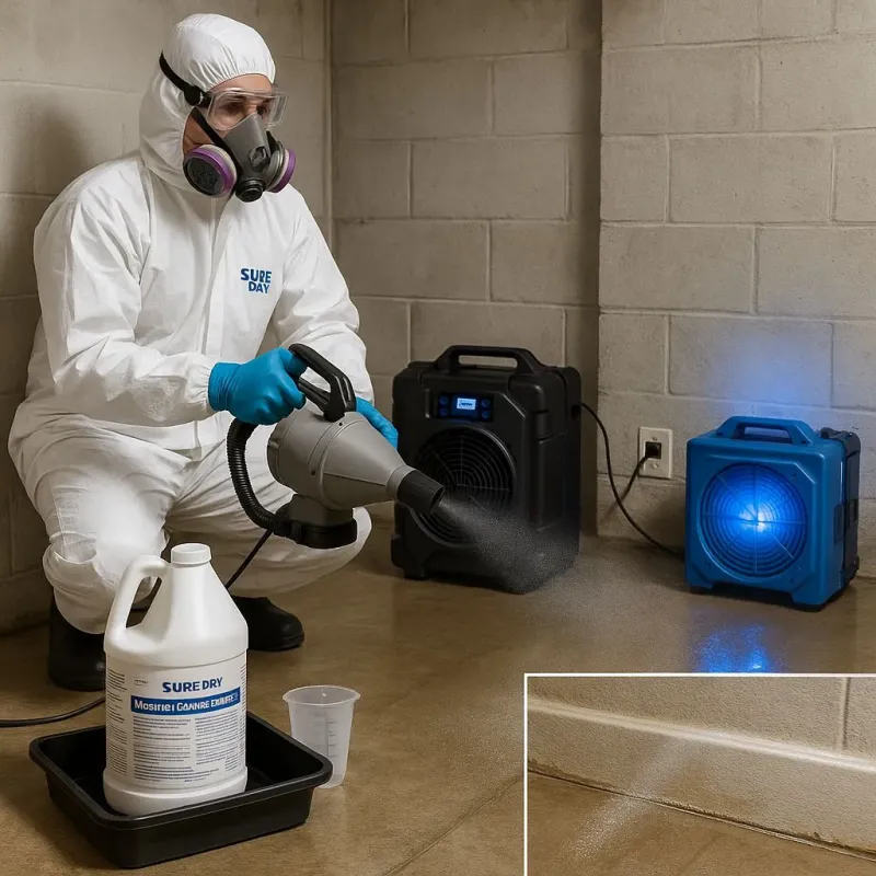 Sanitization and Odor Removal process in Beaufort County, SC